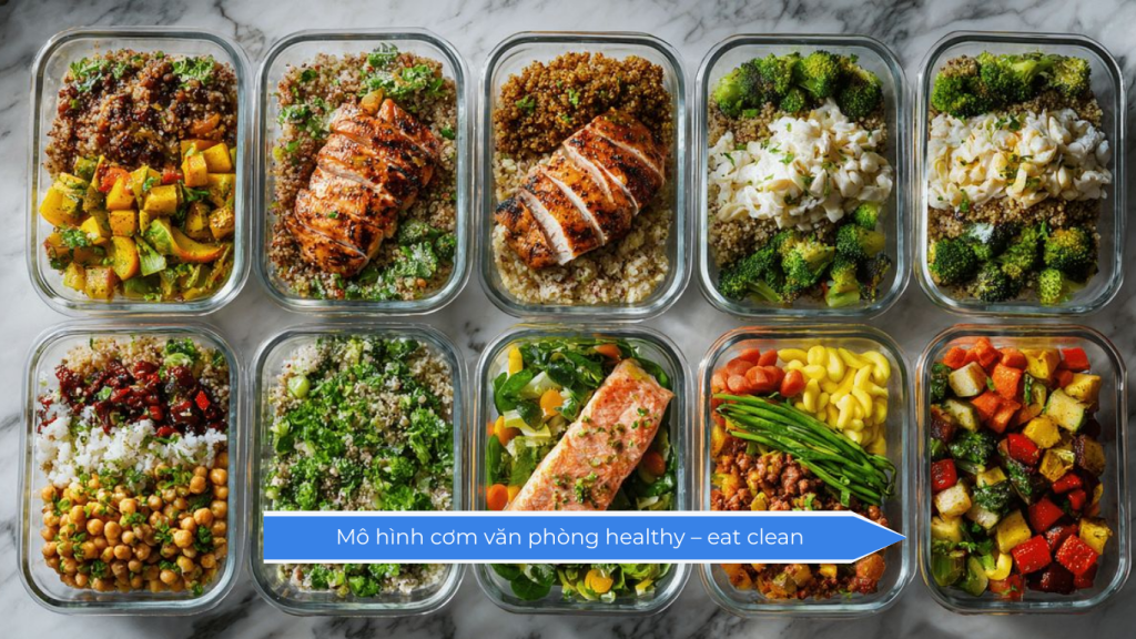 Mô hình cơm văn phòng healthy – eat clean
