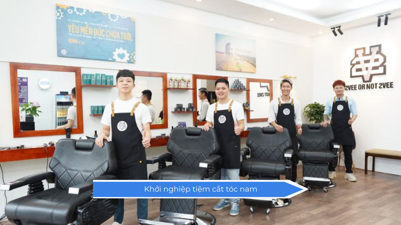 Khởi nghiệp tiệm cắt tóc nam