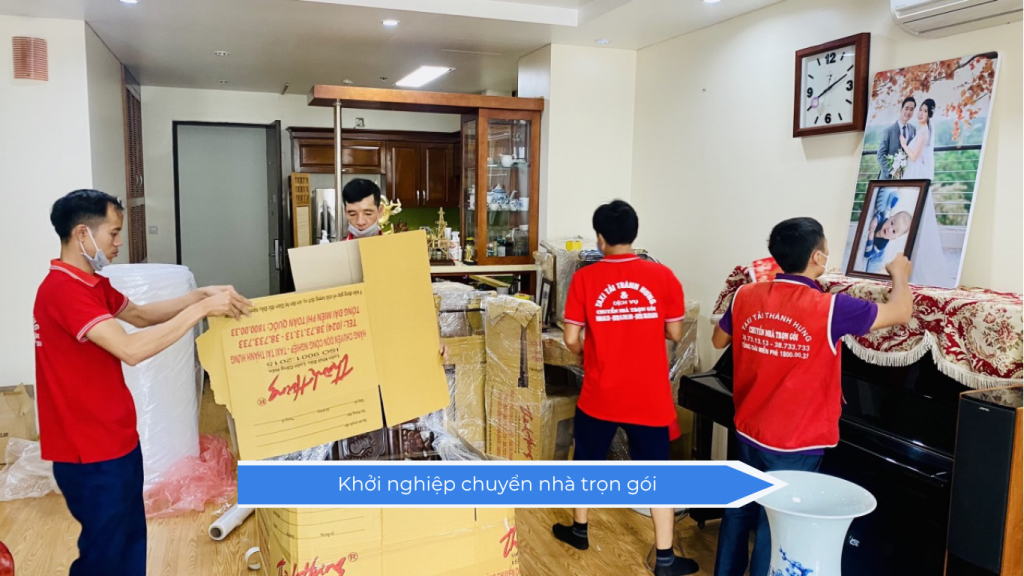 khởi nghiệp chuyển nhà trọn gói