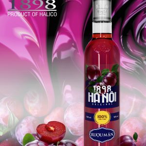 Alternative view of Rượu Mận Hà Nội 1898 - Chai 500ml 15% (Bottle Ha Noi 1898)