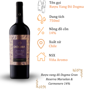 Rượu Vang Đỏ Dogma Gran Reserva Marselan & Carmenere