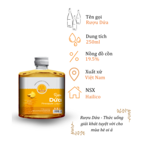Rượu Dứa - Chai 250ML 19.5%