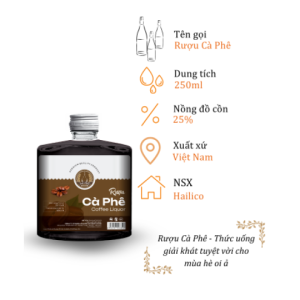 Rượu Cà Phê - Chai 250ML 25%