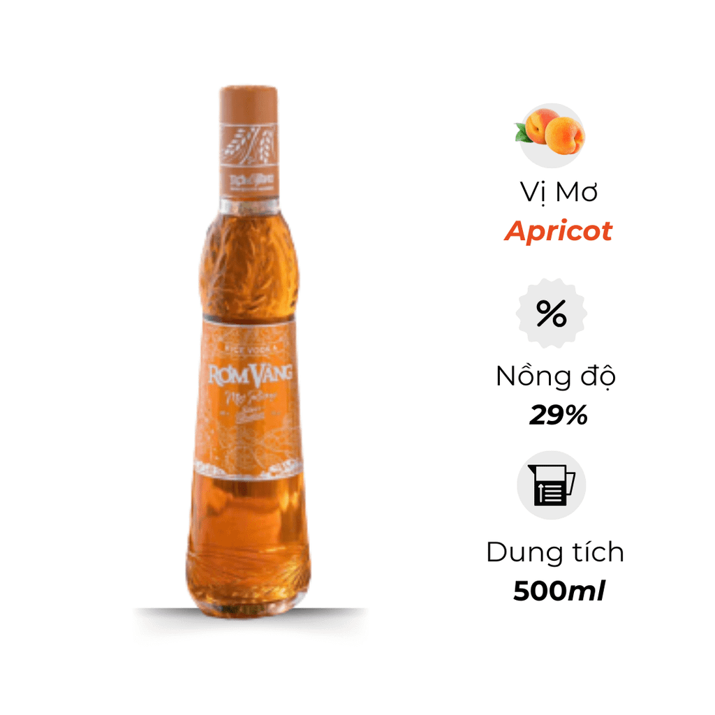 Rượu Rơm Vàng Táo Mèo NMSVietnam - Chai 500ML 29% - Ảnh 3